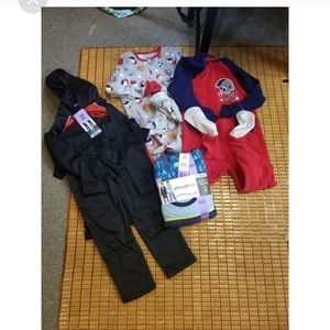 Boys 5/6t bundle pajama, pants, hoodie, etc new